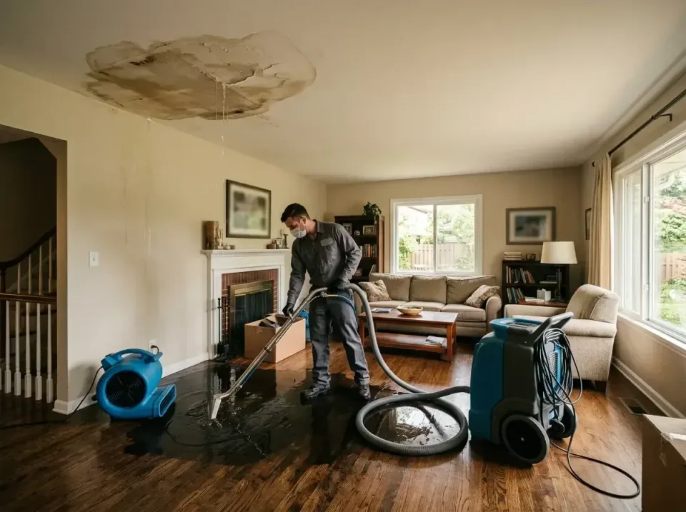 attic-pipe-burst-ceiling-drip-008 — frequently asked questions, Water Damage Restoration & Carpet Care in Bluff City, TN